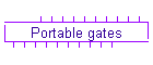 Portable gates